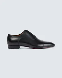 Christian Louboutin Schnuerschuhe Greggo aus Leder Schwarz