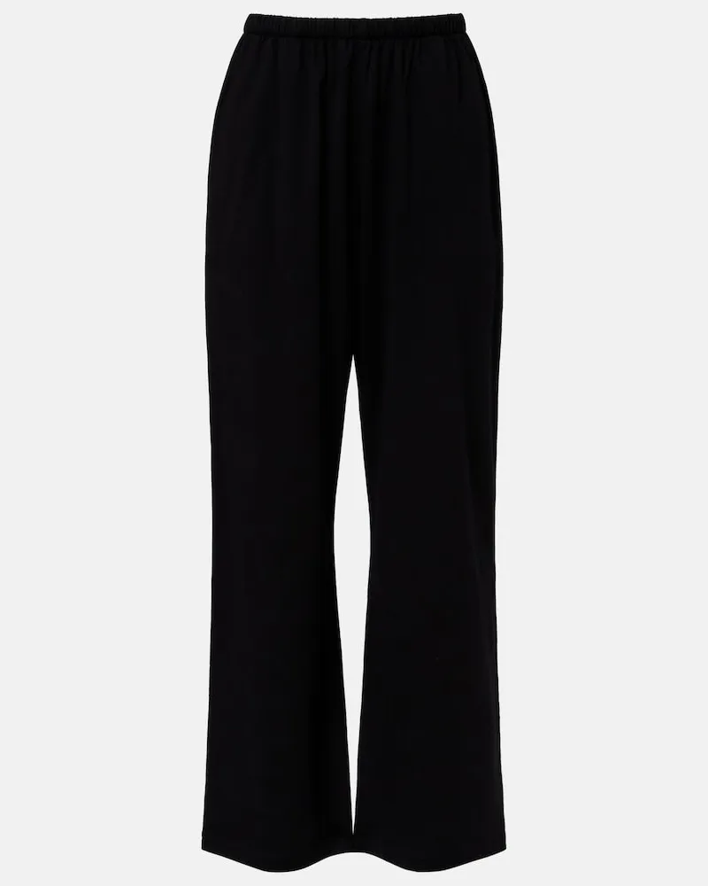 WARDROBE.NYC Pyjamahose aus Baumwolle Schwarz