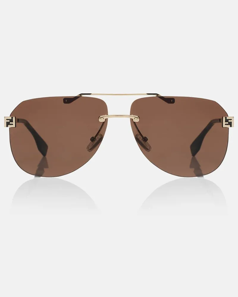 Fendi Aviator-Sonnenbrille Fendi Sky Gold