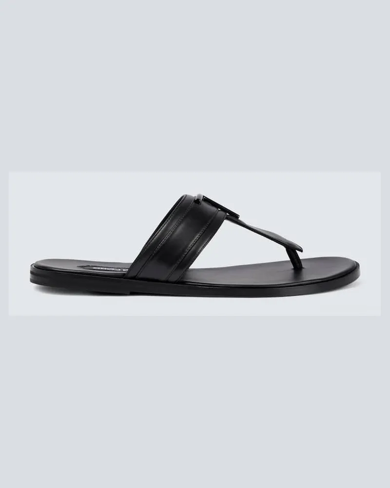 Tom Ford Sandalen Brighton aus Leder Schwarz
