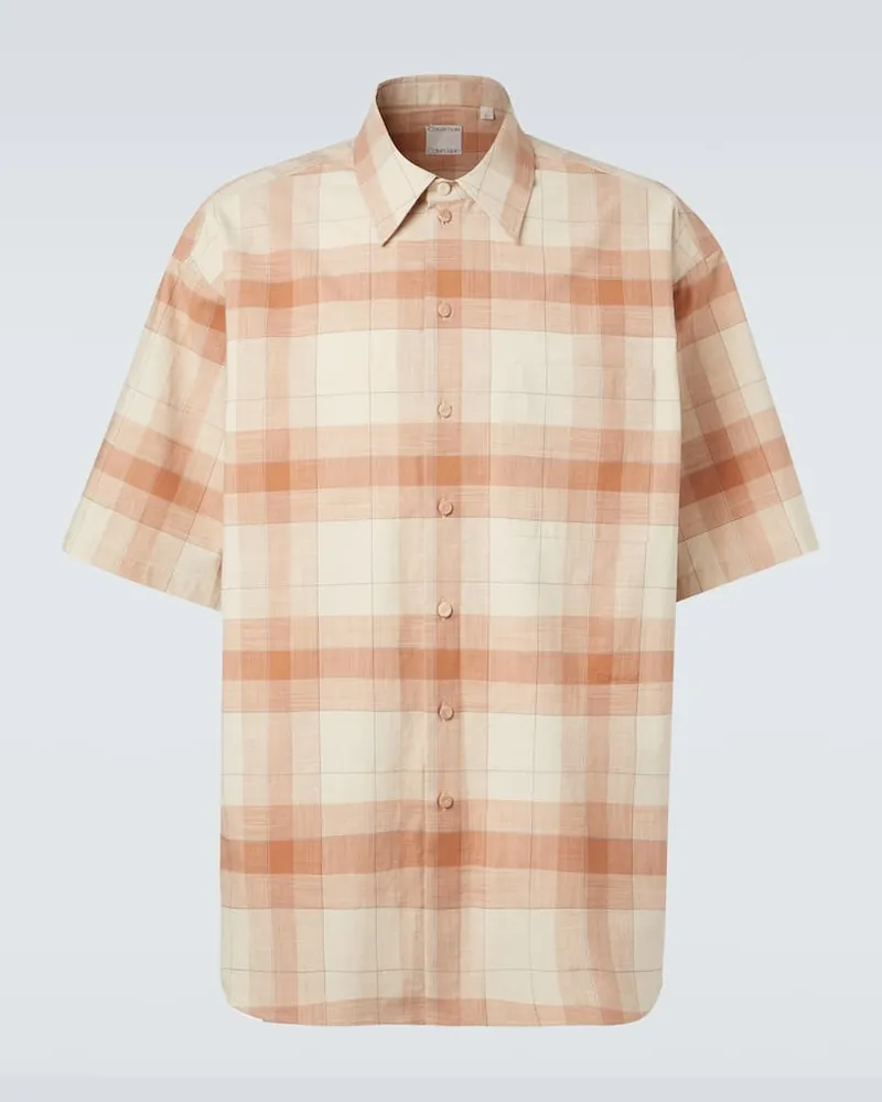 Calvin Klein Oversize-Hemd Tommy aus Baumwolle Beige