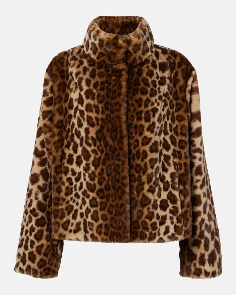 Velvet Jacke Valli aus Faux Fur Nude