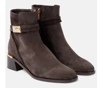 Ankle Boots Diantha 45 aus Veloursleder
