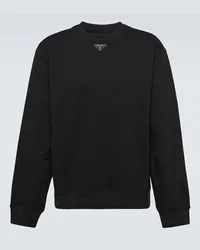 Prada Sweatshirt aus Baumwolle Schwarz