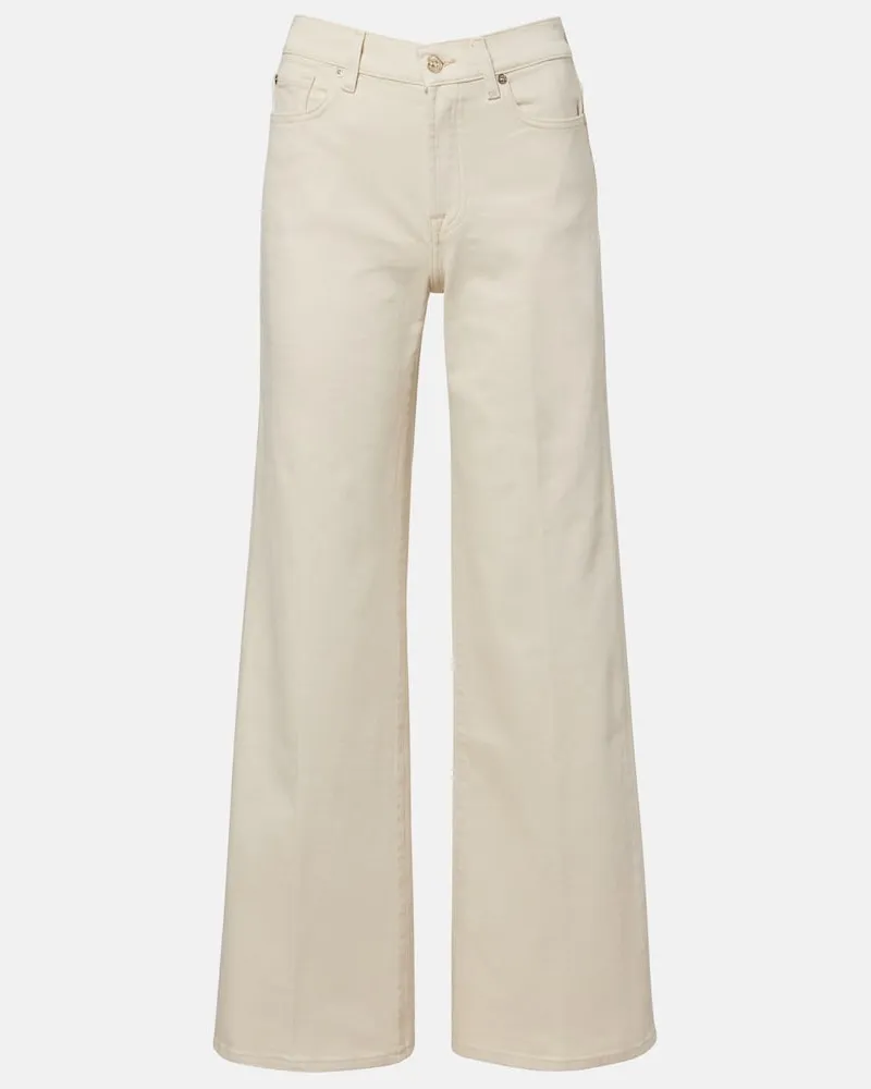 7 for all mankind Wide-Leg Jeans Lotta Tailorless Beige