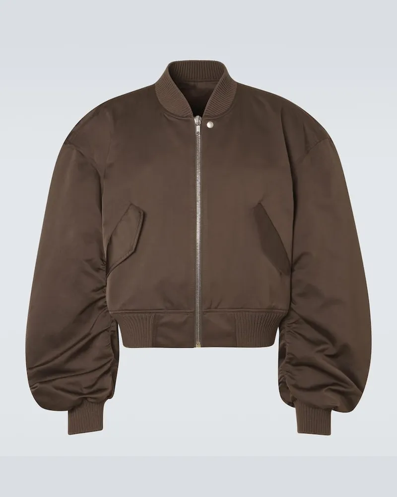 Rick Owens Bomberjacke Secchia Braun