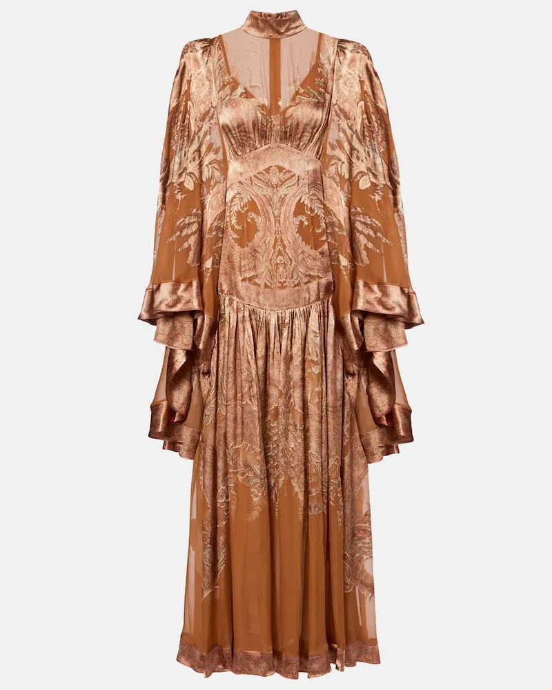 Zimmermann Robe Memento Burnout Braun