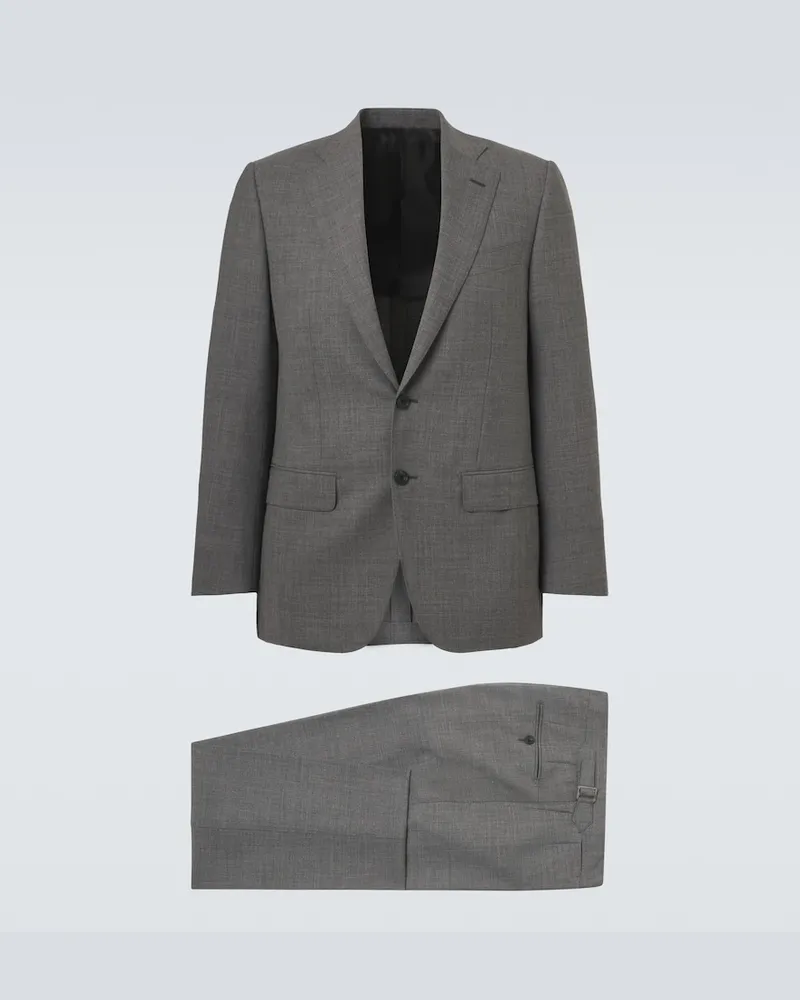 Thom Sweeney Anzug aus Wolle Grau