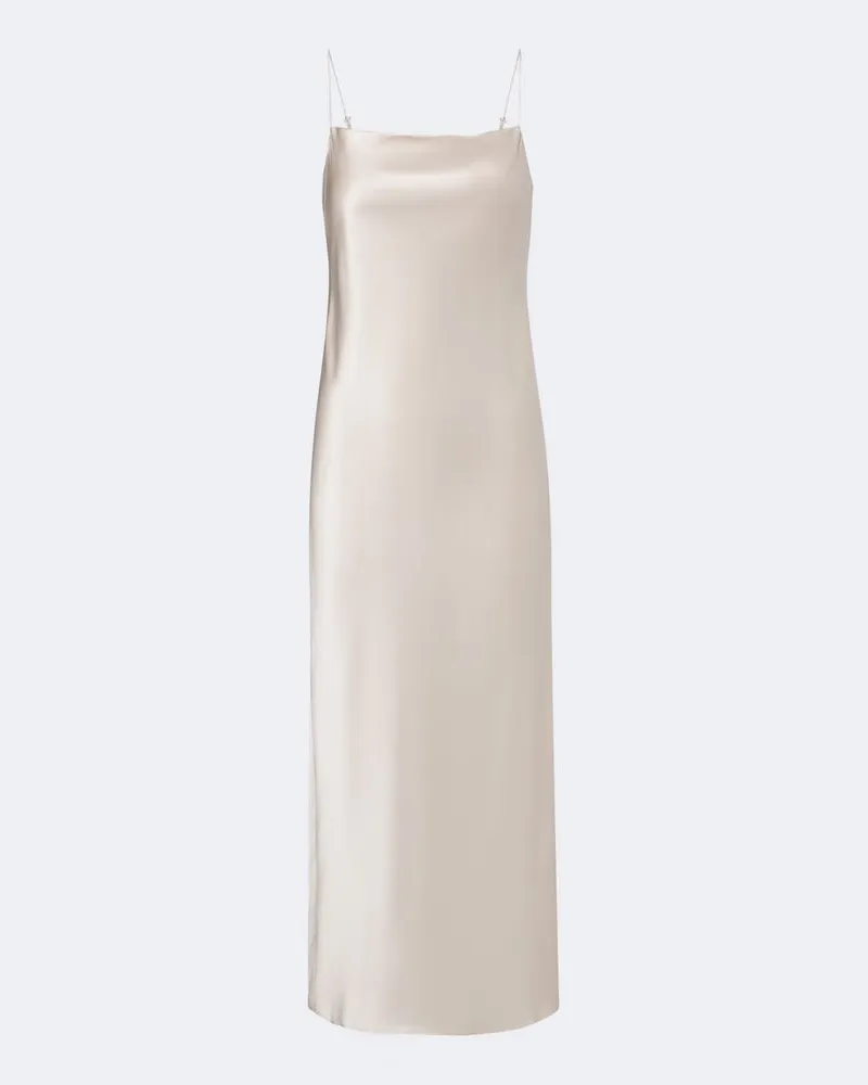 Dorothee Schumacher Slipdress Sense of Shine aus Satin Weiß