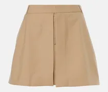Minirock aus Woll-Gabardine