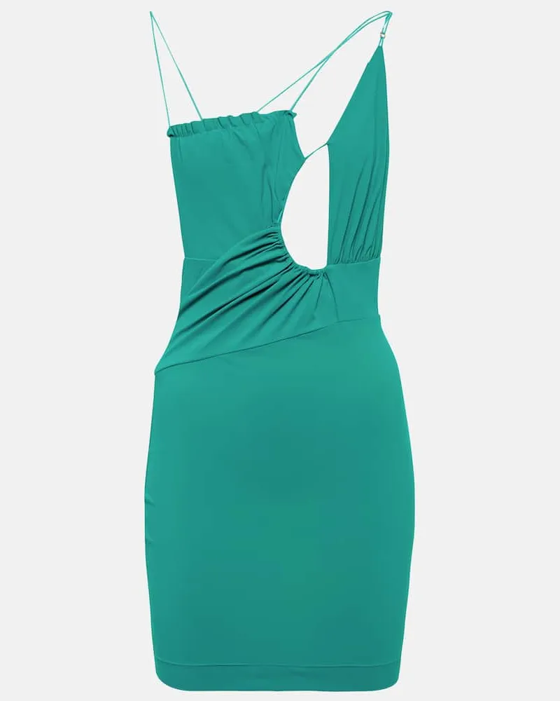 Nensi Dojaka Minikleid aus Jersey Grün