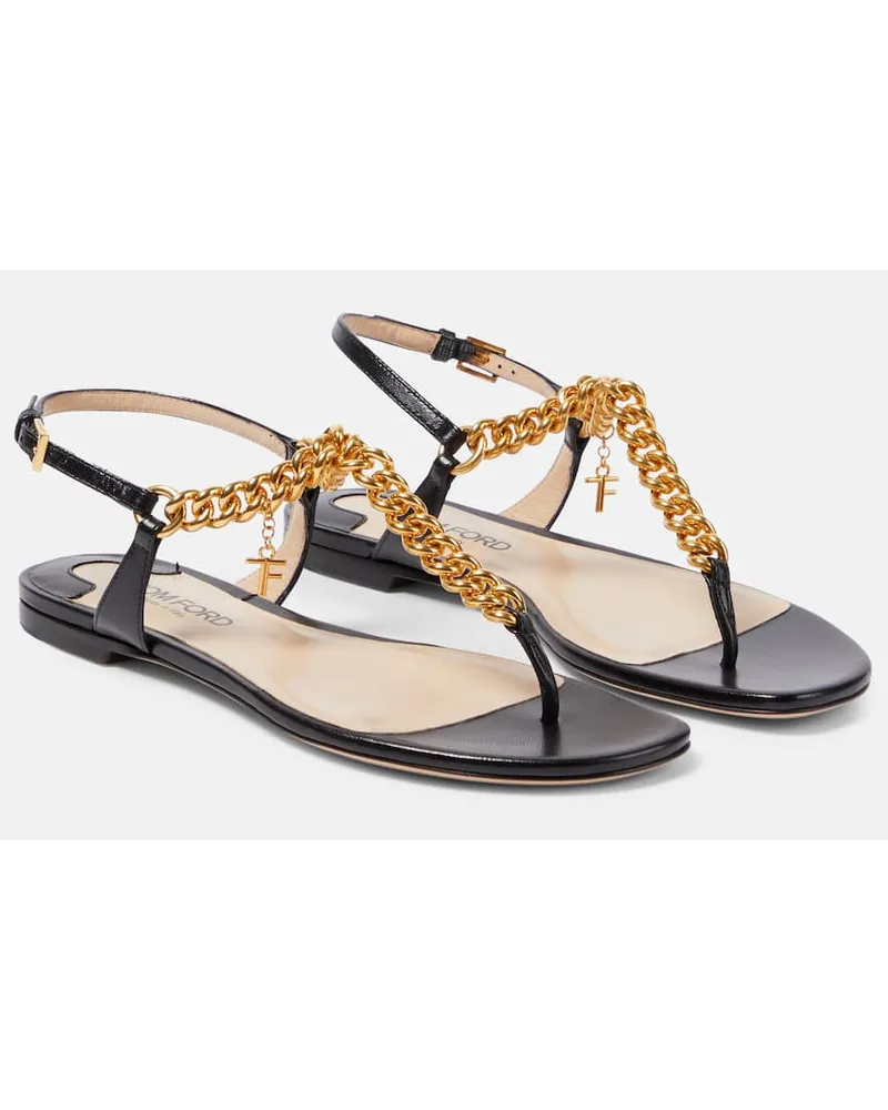 Tom Ford Sandalen Zenith aus Leder Multicolor