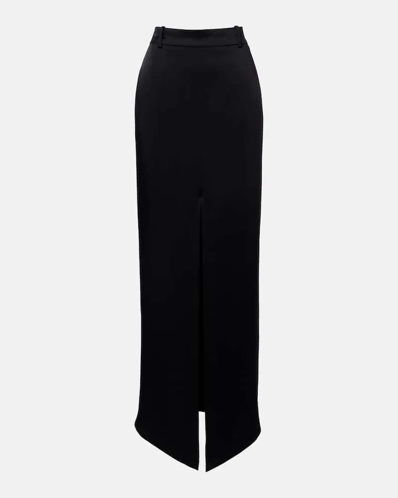 Tom Ford High-Rise-Midirock Schwarz