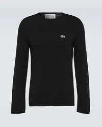 Comme des Garçons Comme des Garcons Shirt X Lacoste Pullover aus Wolle Schwarz