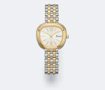 Uhr Sixtie aus 18kt Roségold und Edelstahl