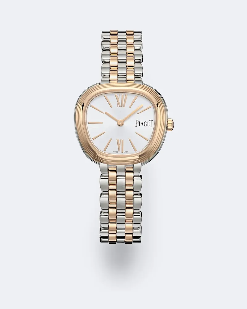 Piaget Uhr Sixtie aus 18kt Roségold und Edelstahl Gold