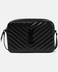 Saint Laurent Schultertasche Lou Camera aus Leder Schwarz