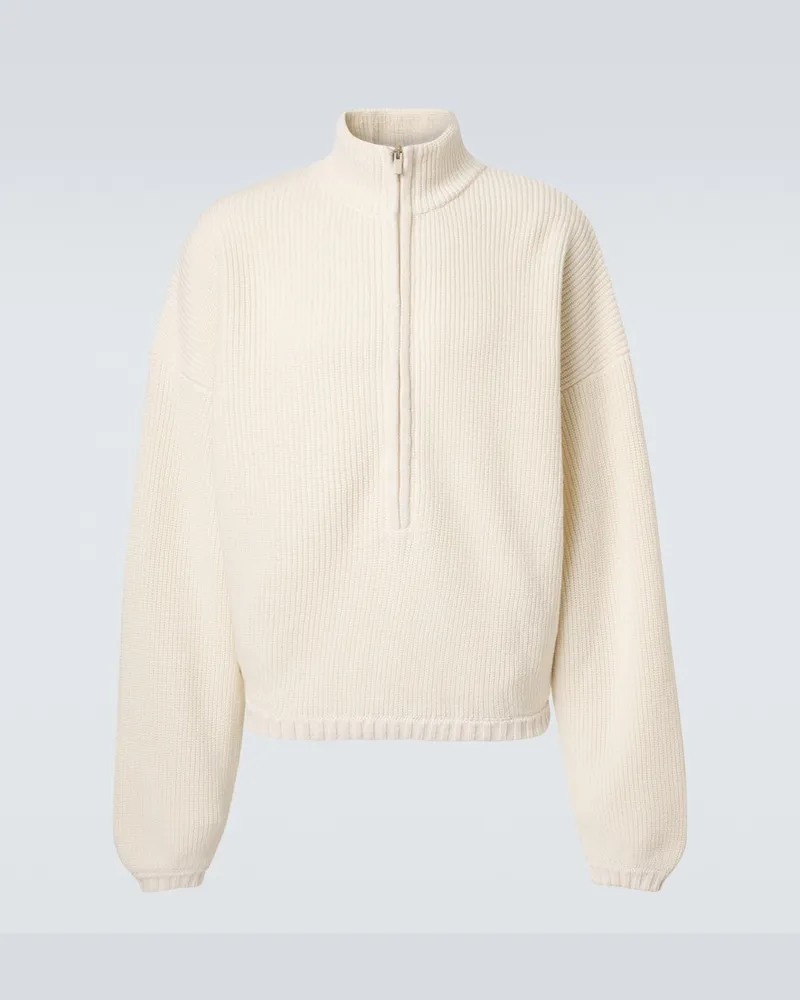 Fear of God Pullover aus Wolle, Leinen und Baumwolle Weiß