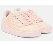 Karierte Sneakers New Trainer aus Canvas