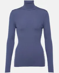 Wolford Top aus Schurwolle Blau