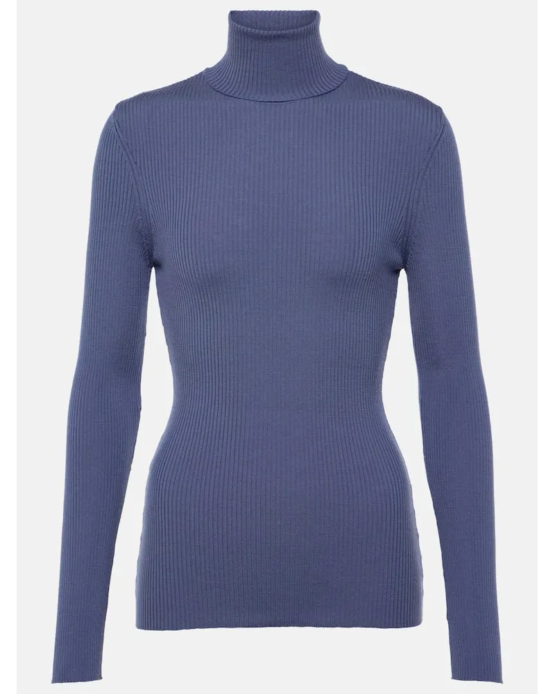 Wolford Top aus Schurwolle Blau