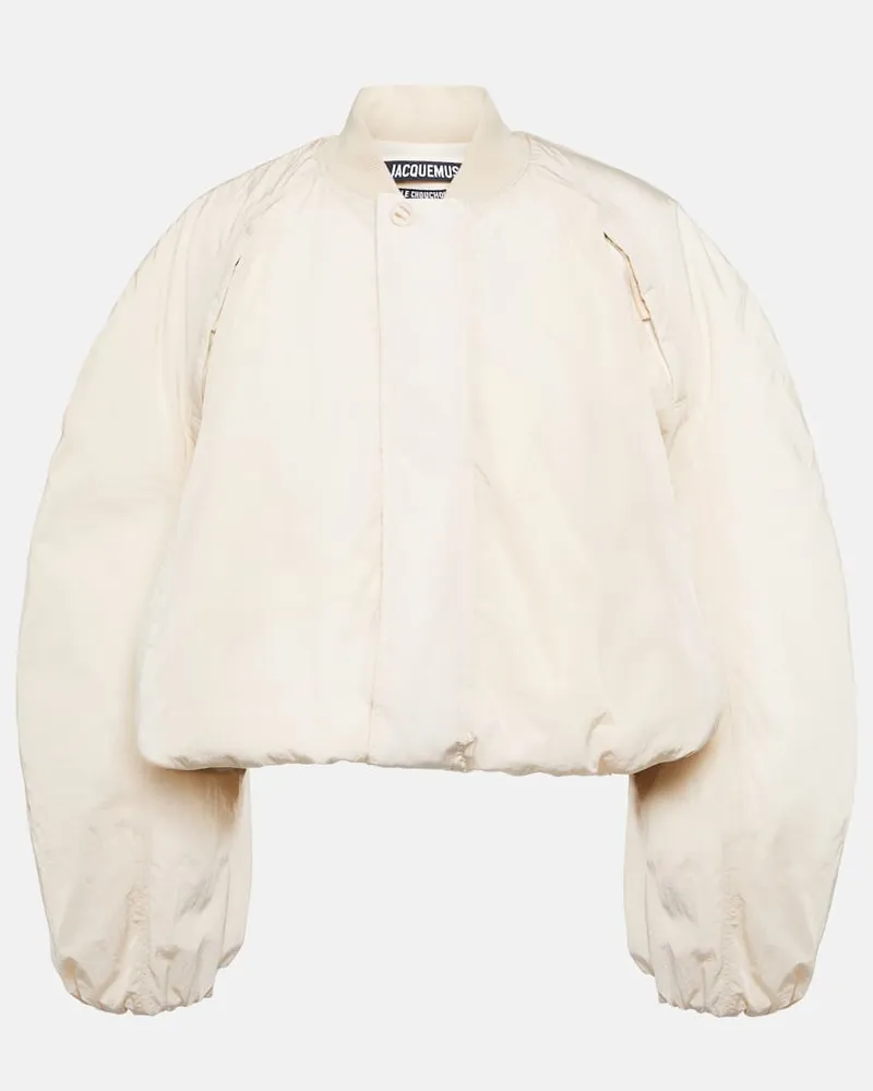 Jacquemus Bomberjacke Le Bomber Bahia Weiß