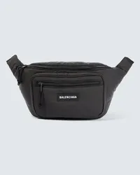 Balenciaga Guerteltasche aus Nylon Schwarz