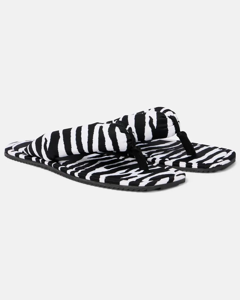 ATTICO Sandalen Indie mit Zebra-Print Multicolor