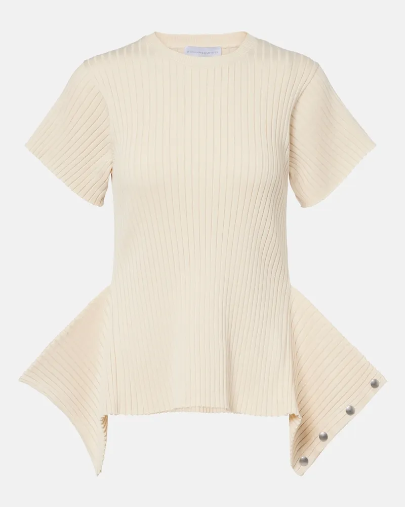 Stella McCartney Pullover aus Baumwolle Weiß