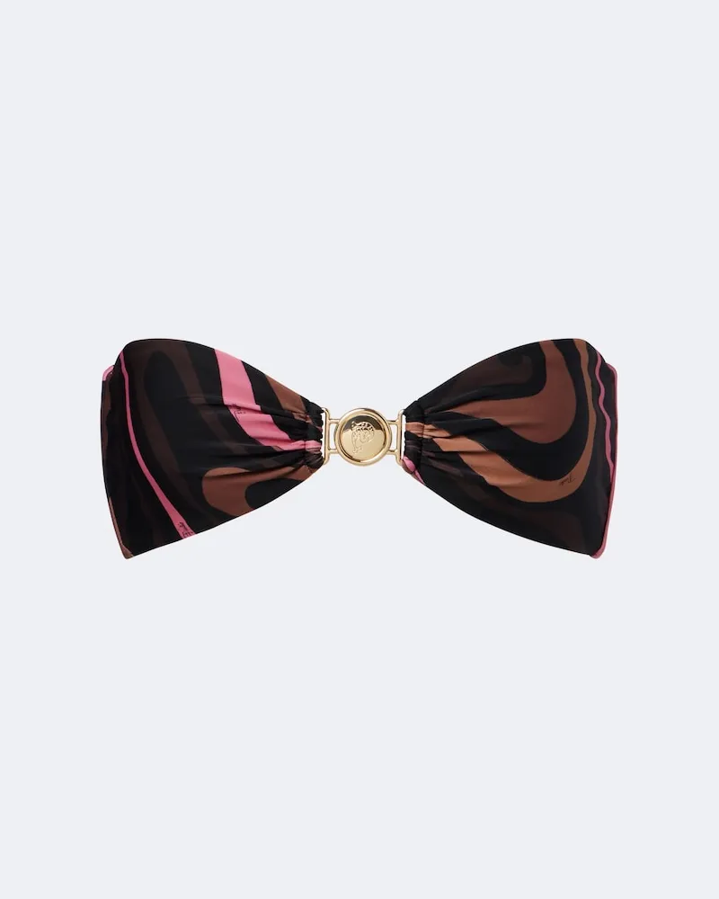 Emilio Pucci Bikini-Oberteil Marmo Multicolor