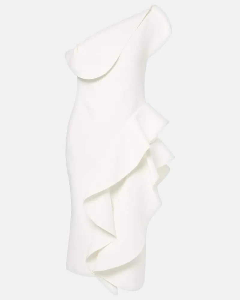 Maticevski Bridal Midikleid Rhythm Weiß