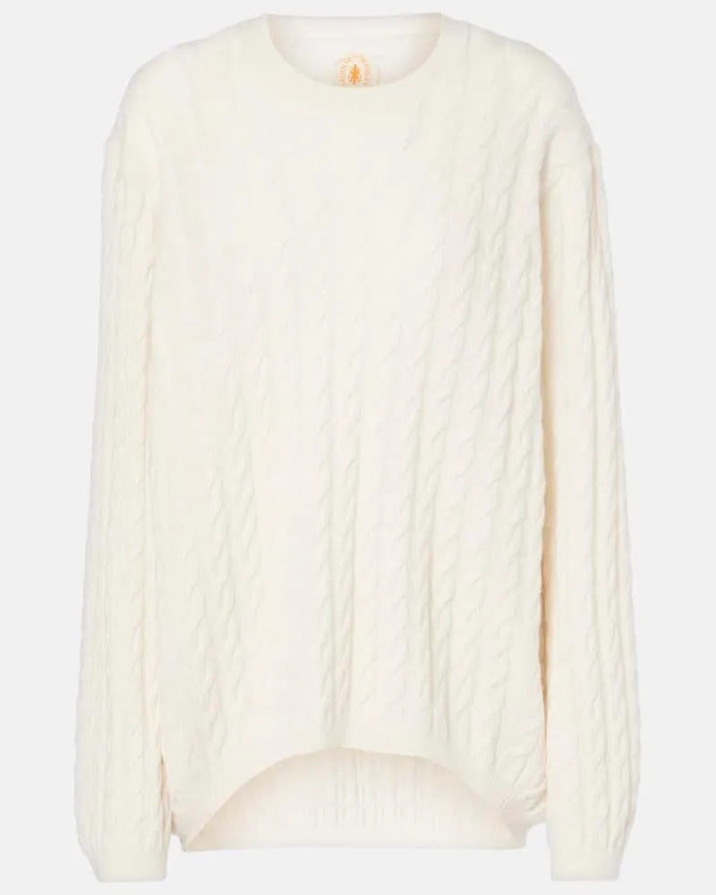 Jardin des Orangers Pullover aus Wolle und Kaschmir Weiß