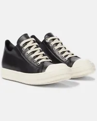 Rick Owens Sneakers Phlegethon aus Leder Schwarz