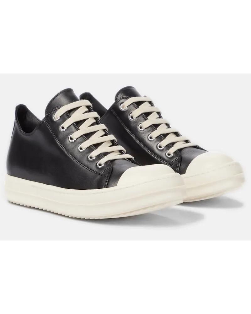 Rick Owens Sneakers Phlegethon aus Leder Schwarz