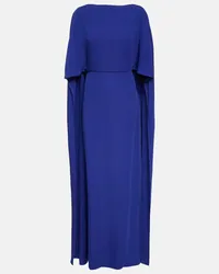 Valentino Garavani Robe aus Seide Blau