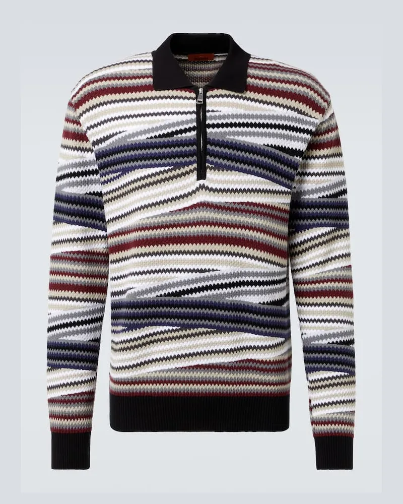 Missoni Polopullover aus Baumwolle Multicolor