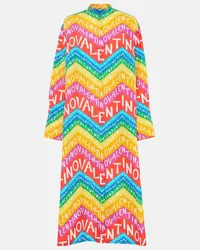 Valentino Garavani Hemdblusenkleid  Chevron 24 Multicolor