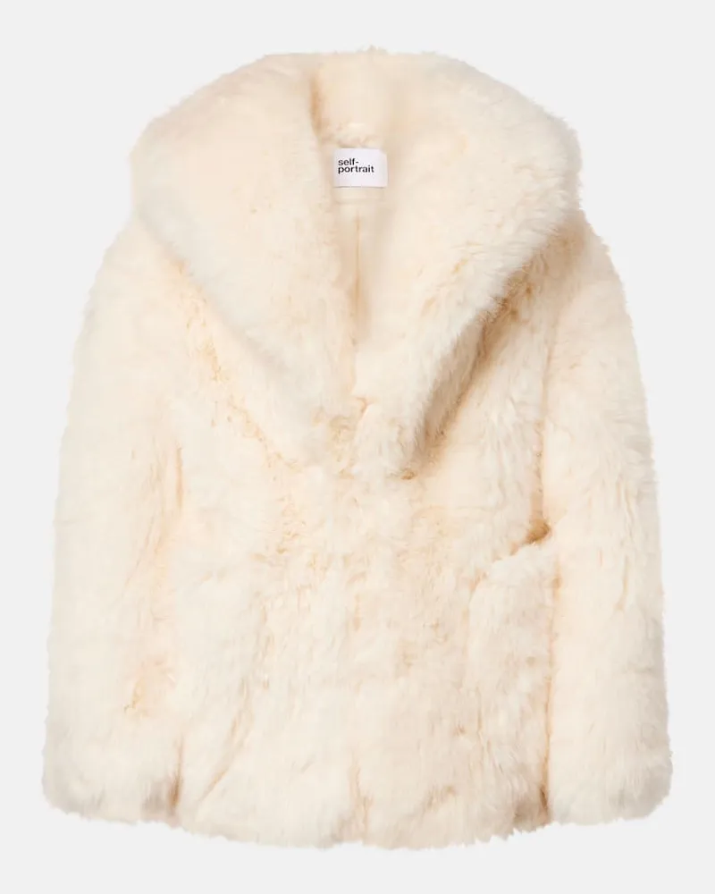 Self-Portrait Jacke Weiß