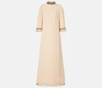 Verzierte Robe aus Cady Couture