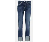 Mid-Rise Slim Jeans Girlfriend