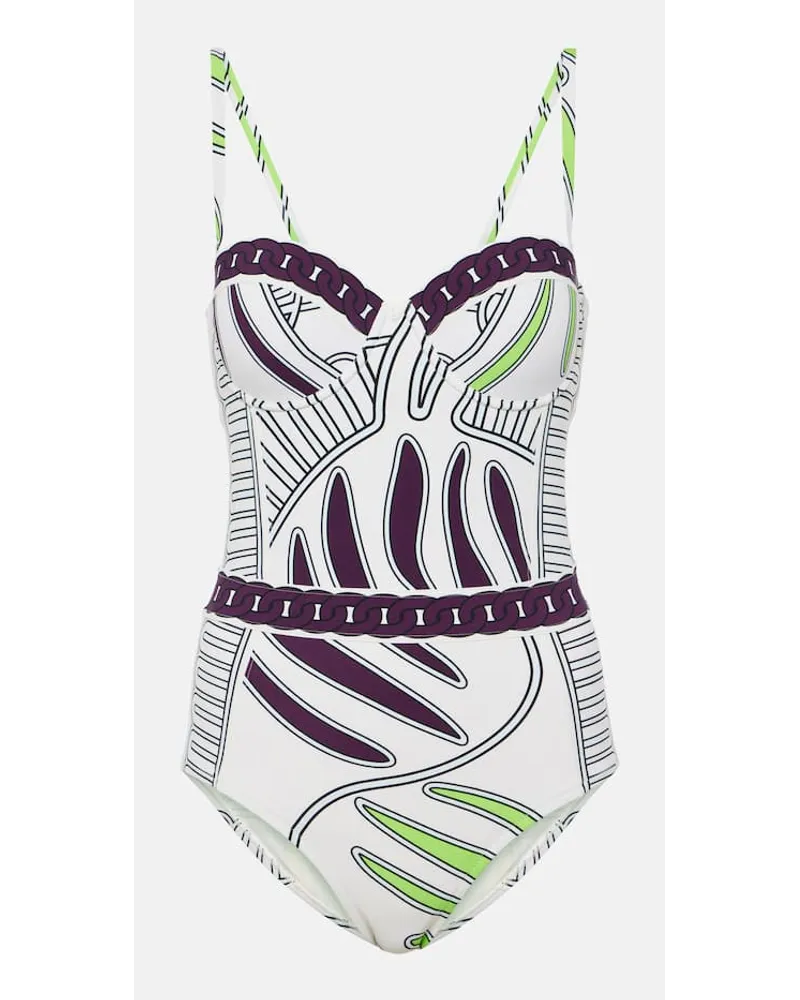 Tory Burch Bedruckter Badeanzug Multicolor