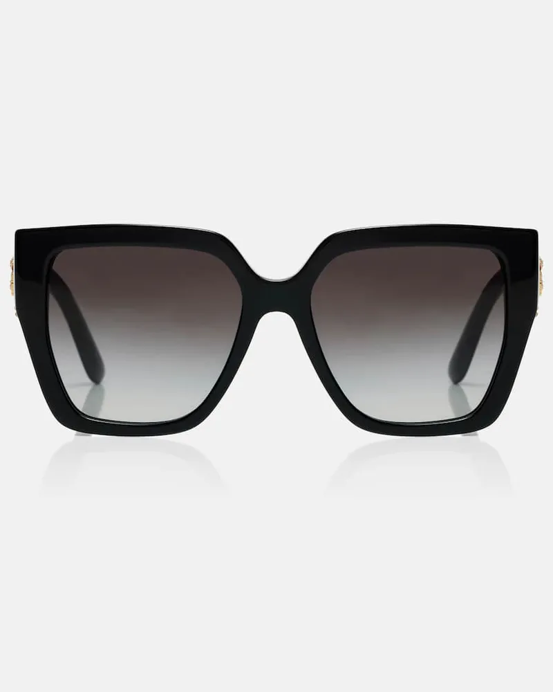 Dolce & Gabbana Eckige Sonnenbrille Schwarz
