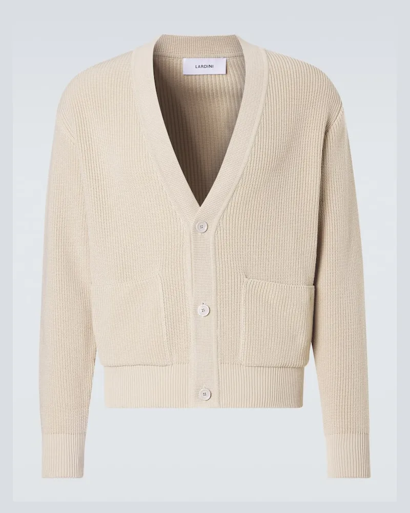 LARDINI Cardigan aus Baumwolle Beige