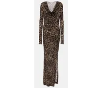 Maxikleid aus Wolljersey