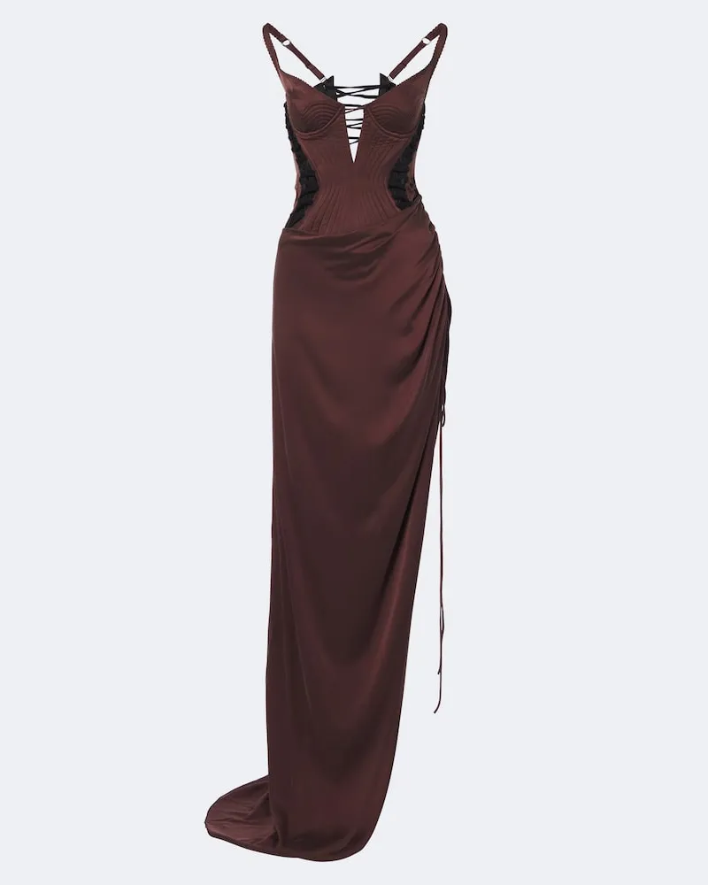 Maria Lucia Hohan Robe Corset Braun