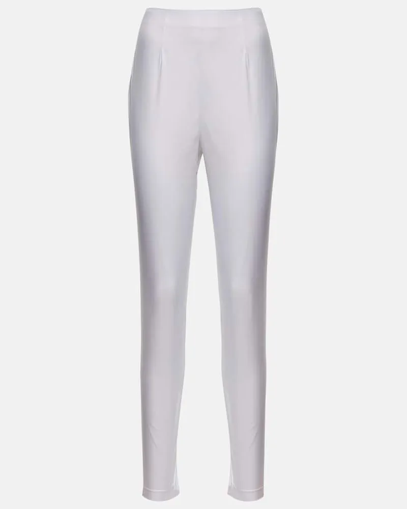 Prada Hose aus einem Baumwollgemisch Weiß