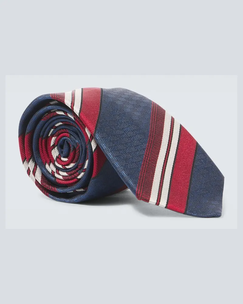 Valentino Garavani Krawatte Valentie aus Seiden-Jacquard Multicolor