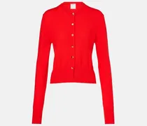 Cardigan Lila aus Wolle