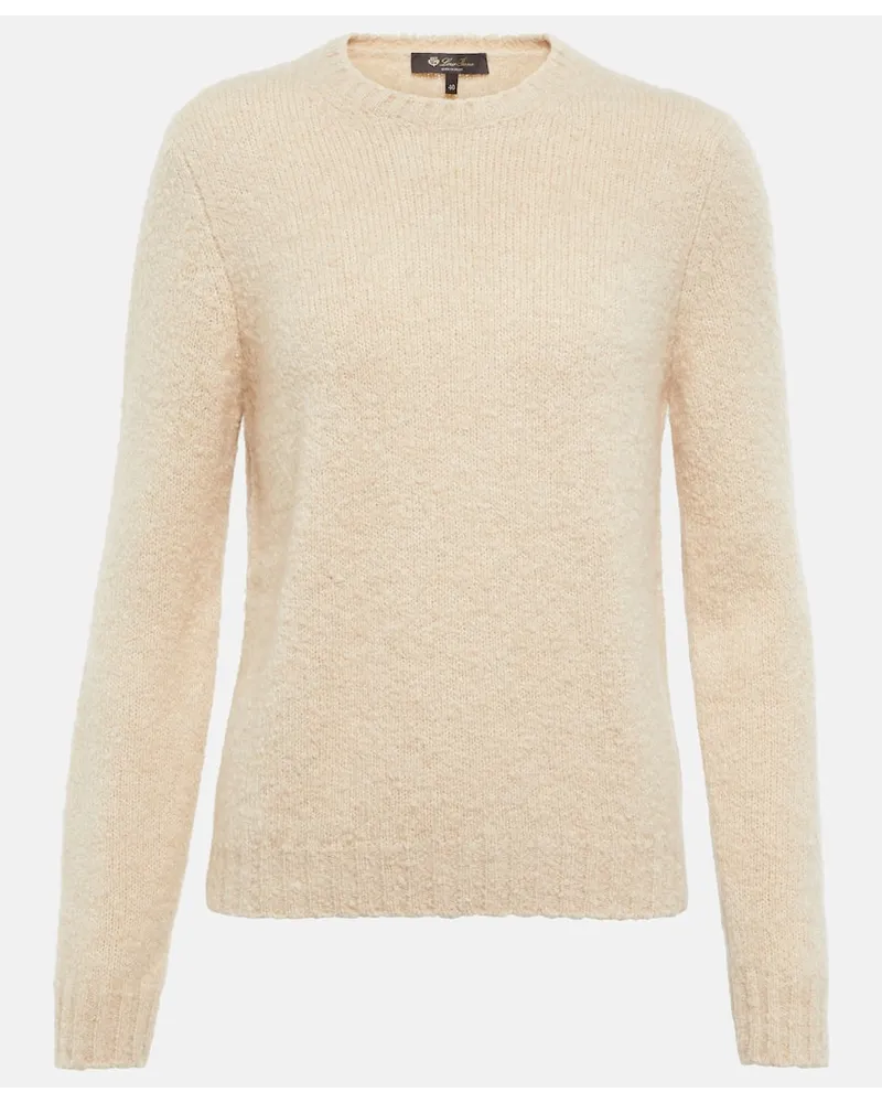 Loro Piana Pullover aus Kaschmir Nude