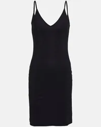 Jil Sander Minikleid aus Jersey Schwarz